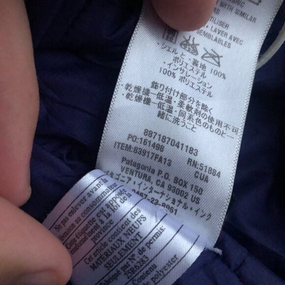 Patagonia Micro Puff Jacket Large Blue - Picture 5 of 13